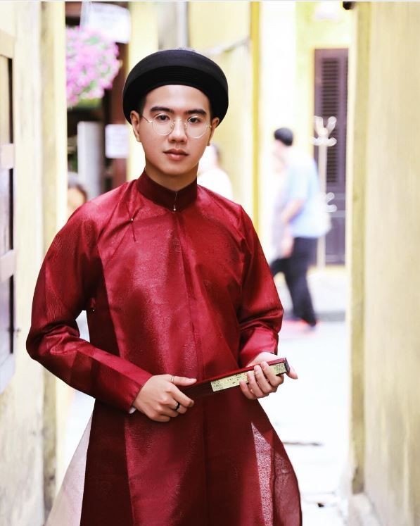 Vietnam Ethinic Wear Long Kurta with high neck For Men