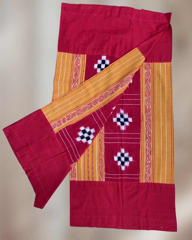 Sambalpuri Pattern Handwoven Pure Cotton Bolsters Cover