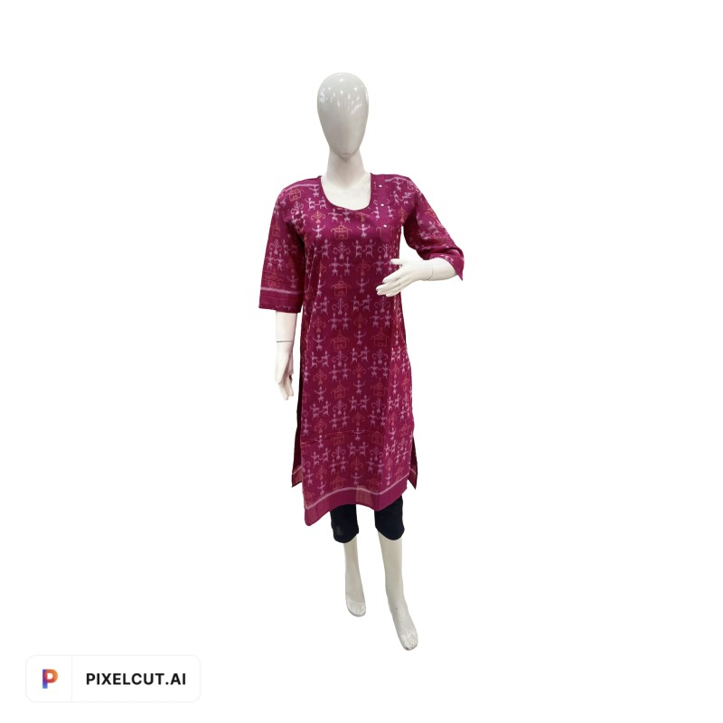 Odisha  Handloom Pure Cotton Kurti For Women By YOUFUNKY