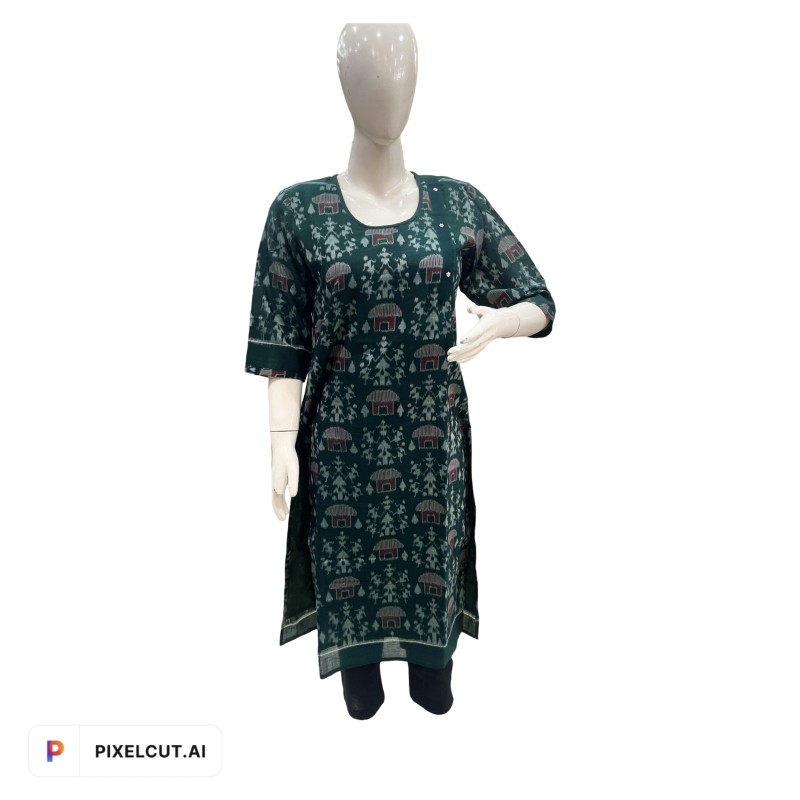 Odisha  Handloom Pure Cotton Kurti For Women By YOUFUNKY