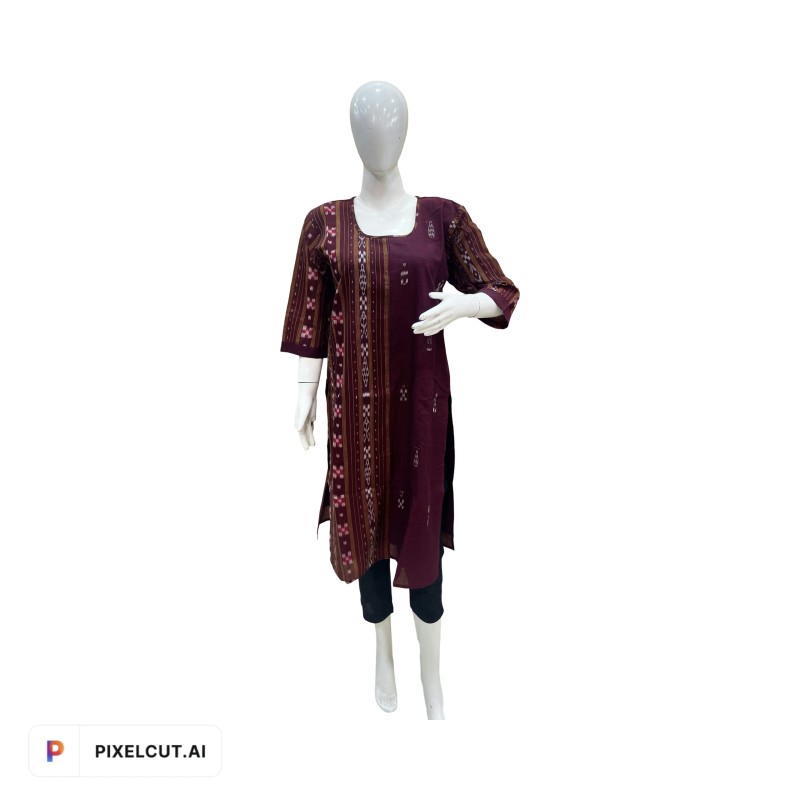 Odisha Handloom Pure Cotton Kurti For Women By YOUFUNKY