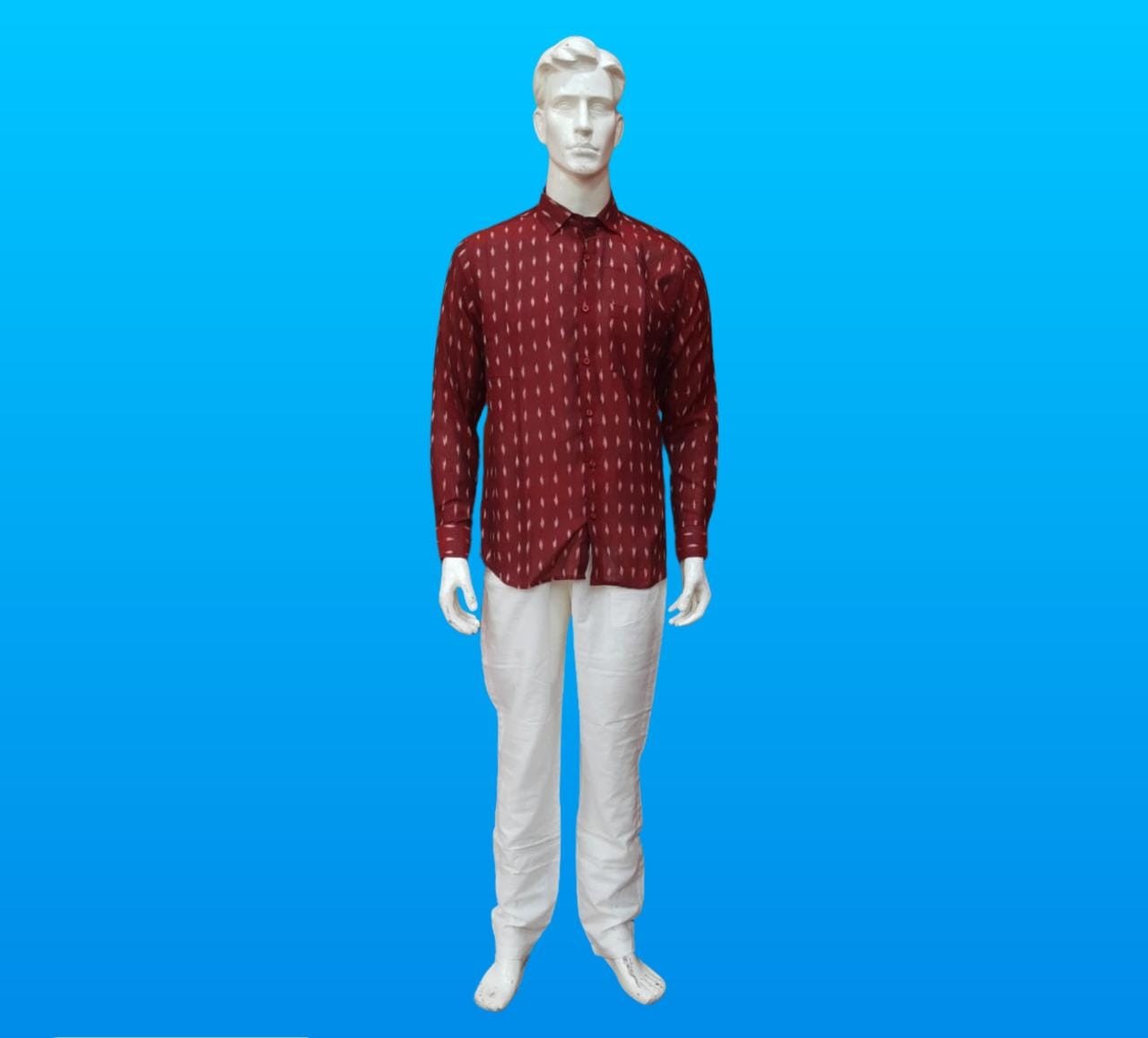 Nuapatana Handloom Pure Cotton Full Shirt for Men By Youfunky