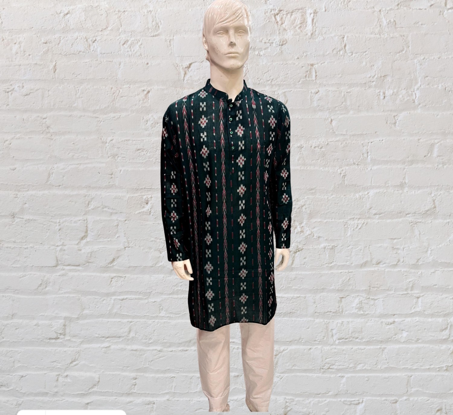 Odisha Handloom Pure Cotton Long Kurta for Men By Youfunky