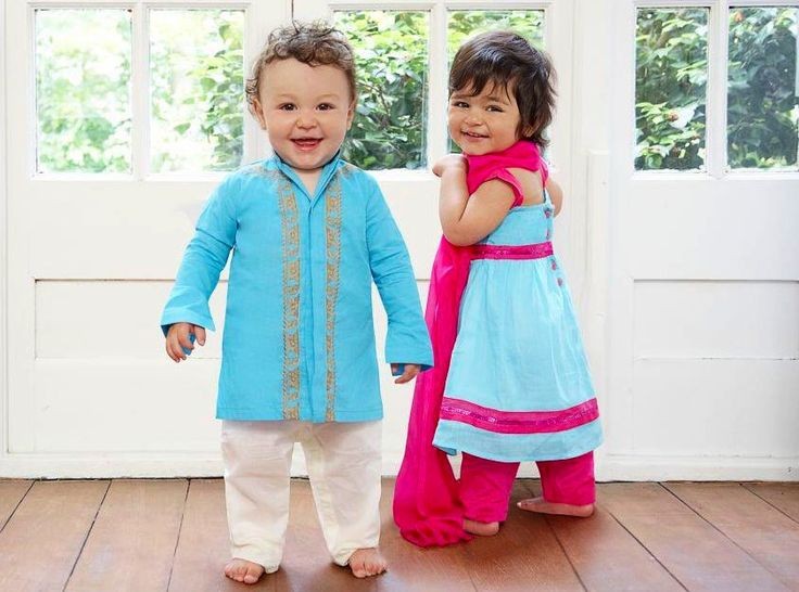 Australia Ethinic Wear Long Kurta With Pant And Top And Pant Set For Kids