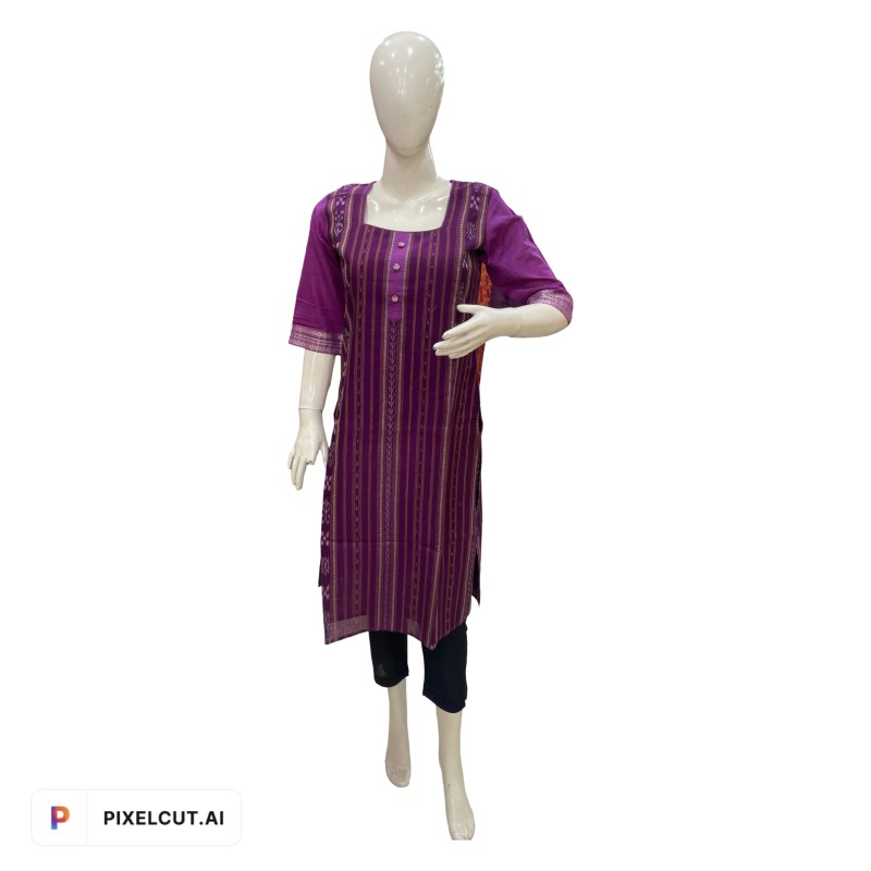 Odisha  Handloom Pure Cotton Kurti For Women By YOUFUNKY