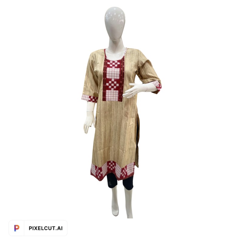 Odisha  Handloom Pure Cotton Kurti For Women By YOUFUNKY