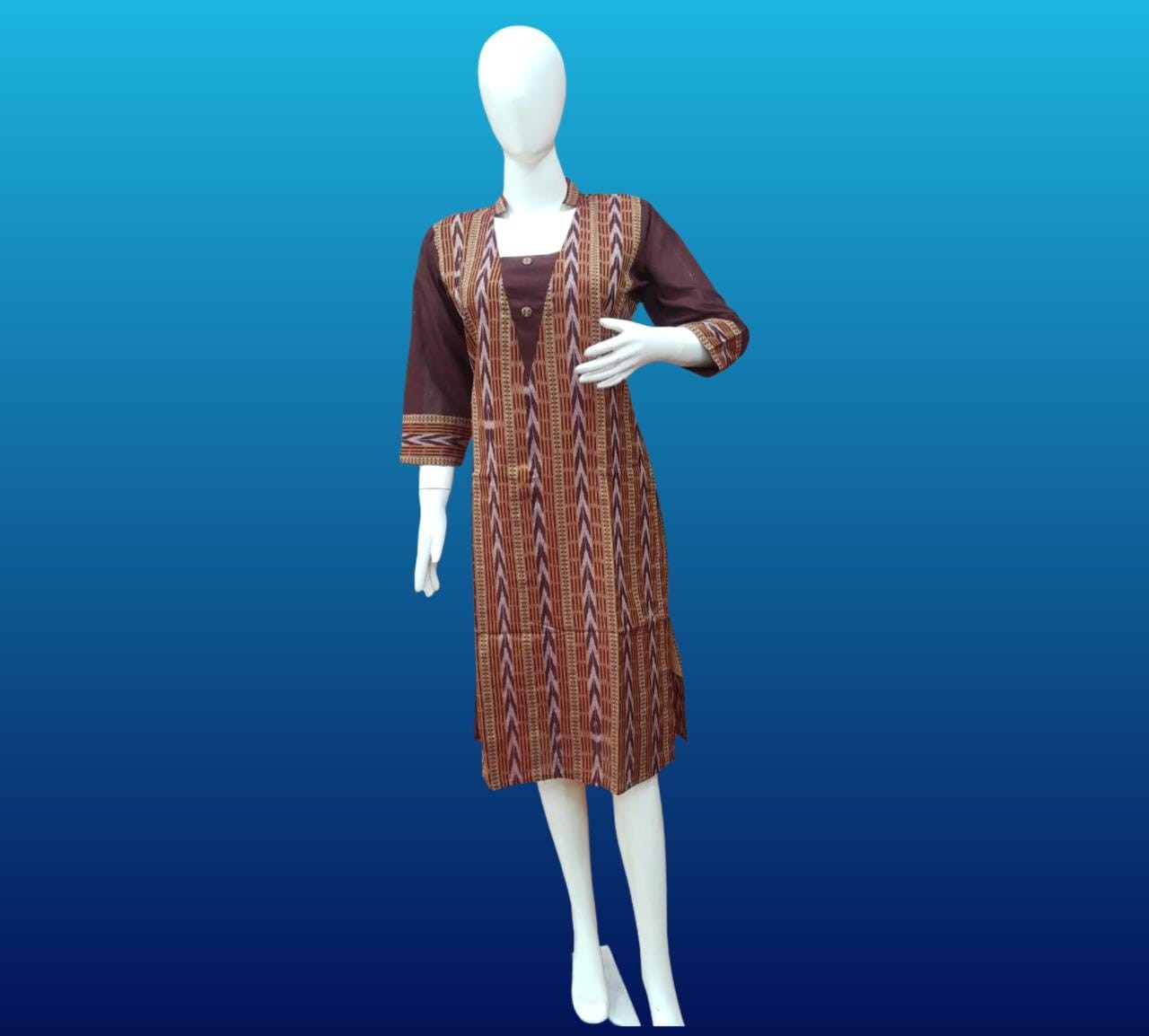 Nuapatana  Handloom Pure Cotton Kurti for Women By Youfunky